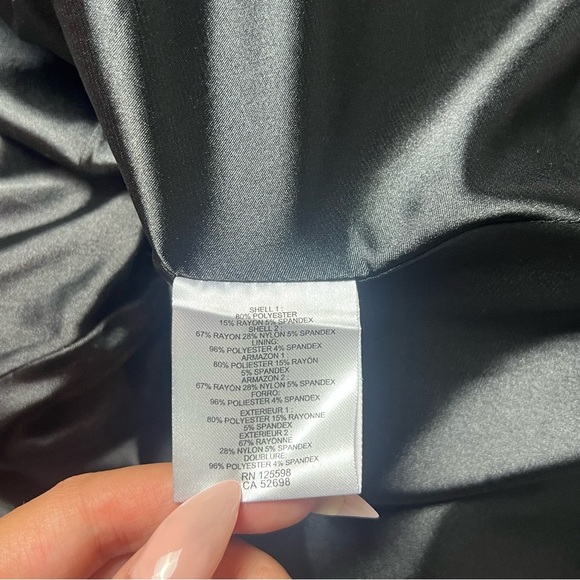 NWT Ellen Tracy Office Party Above Knee Black Dress Size 2P￼ - Picture 6 of 7